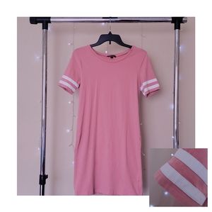 ☀️ AMBIANCE Pink Shirt Dress